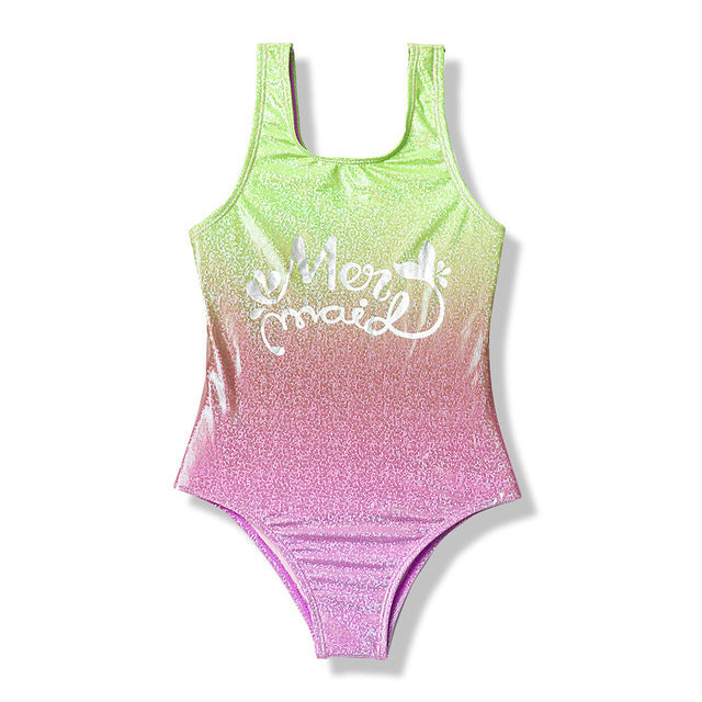 Girls' One-Piece Swimsuit: New Summer Swimwear for 3 to 16-Year-Olds