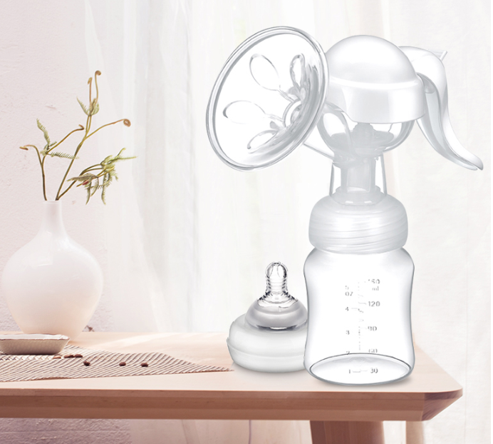 Manual breast pump