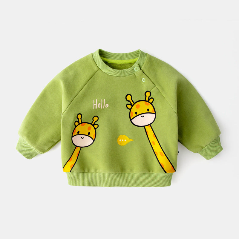 Baby Sweater Spring Style Foreign Children's Bottoming Shirt