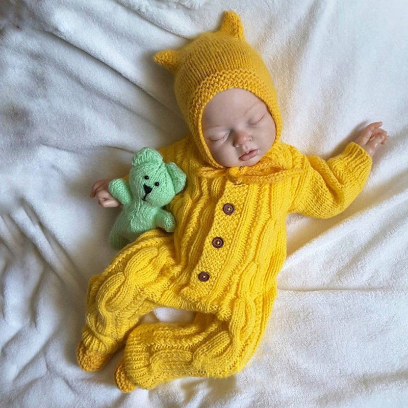 Baby jumpsuit sweater