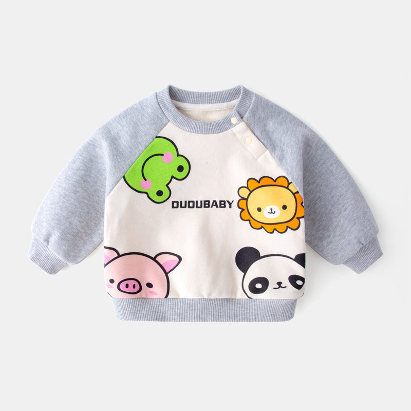 Baby Sweater Spring Style Foreign Children's Bottoming Shirt