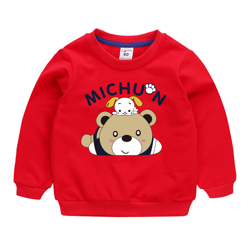 Children's Sweater Pullover Boys Baby Cotton Top