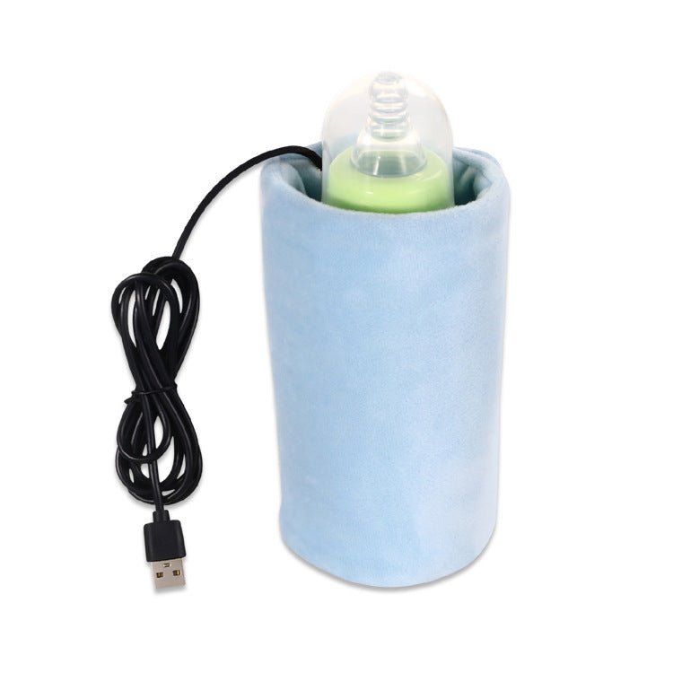 Baby Bottle Warmer Insulation Cover USB Car Portable