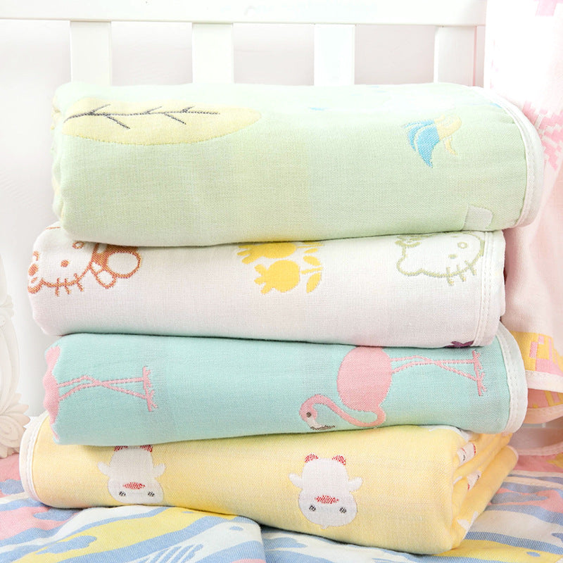 Printing Gauze Bath Towel Baby Blanket Quilt