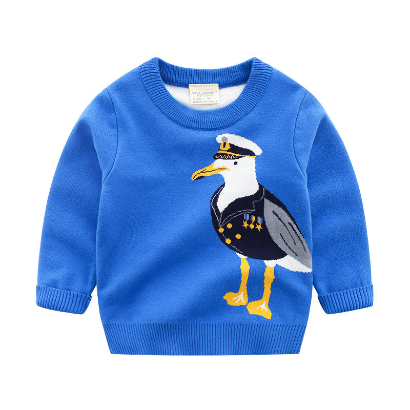 Children's Cartoon Sweater Wholesale Baby Sweater Knitting