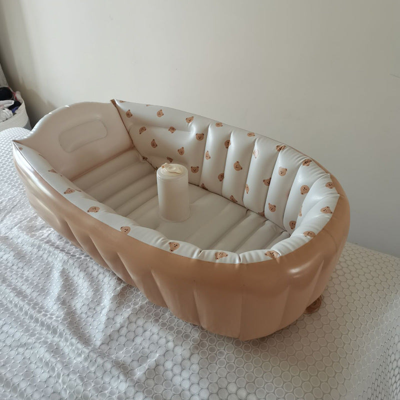 Indoor Children's Inflatable Bathtub Home Bath Tub