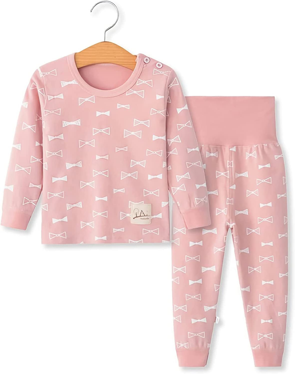 100% Organic Cotton Baby Boys Girls Pajamas Set Long Sleeve Sleepwear
